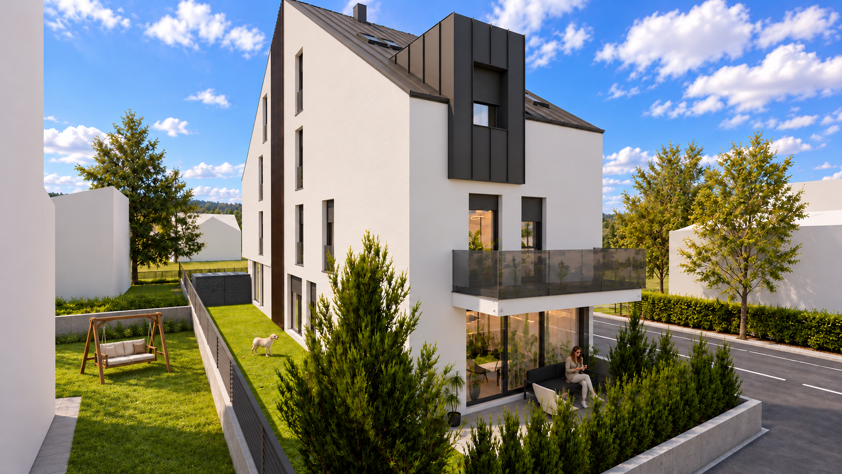 Bočni pogled 2 zgrade A Bočni pogled 2 zgrade A